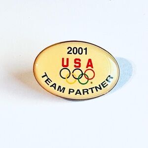 2001 USA Olympic Team Partner Pin
